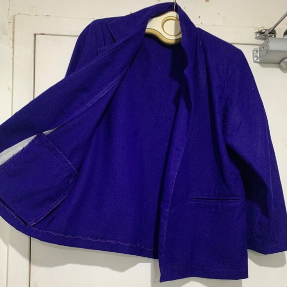 VINTAGE OPEN FRONT WOOL JACKETS SIZE S - Picture 7 of 13